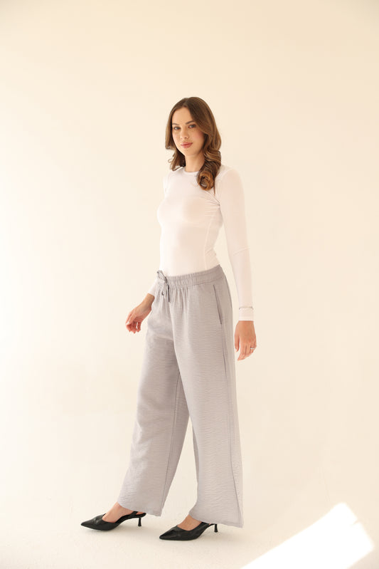 Breeze Linen Pants - Grey