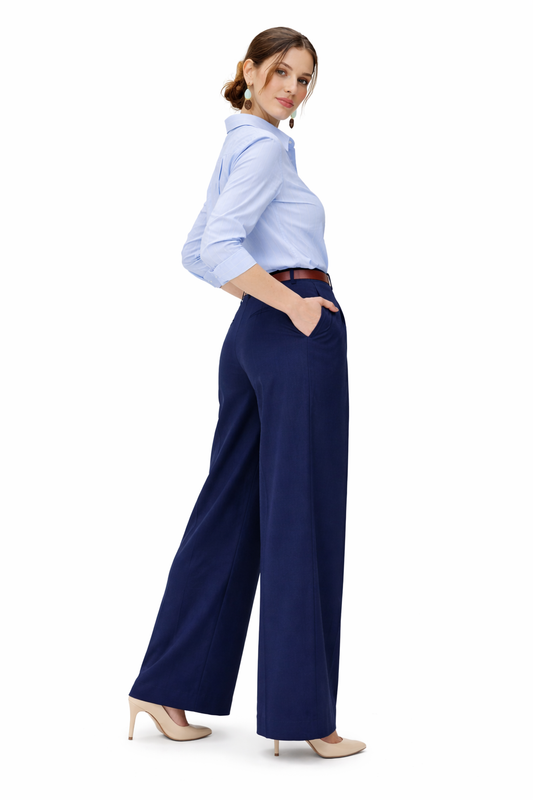 Wide Leg pants - Navy
