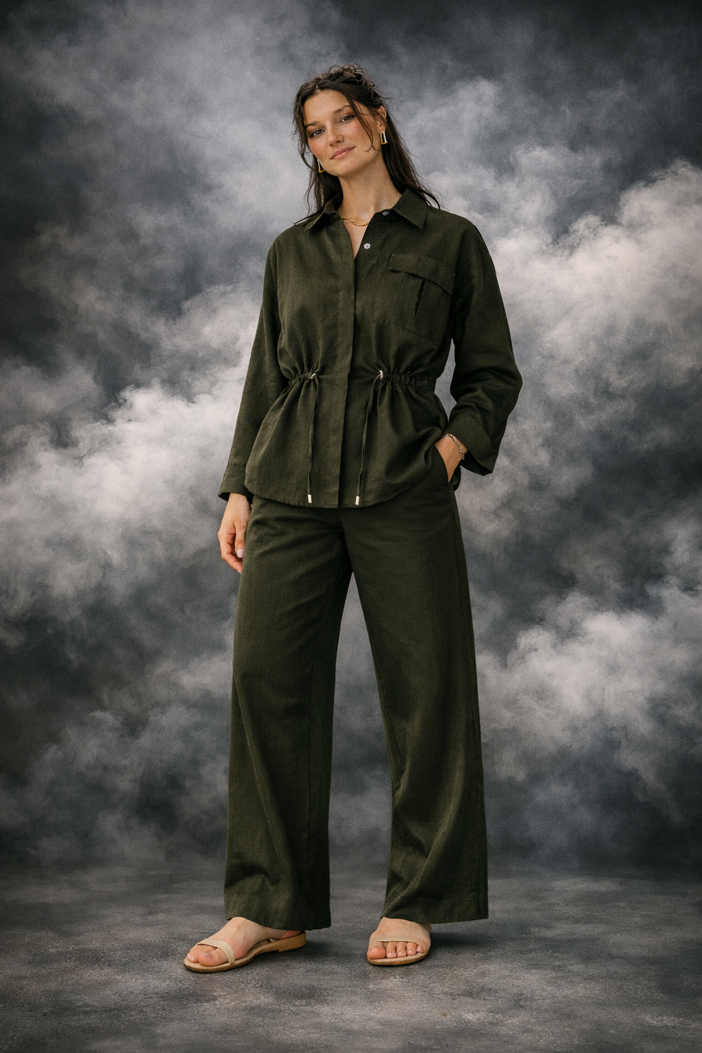 Royal Linen Set - Dark Oil