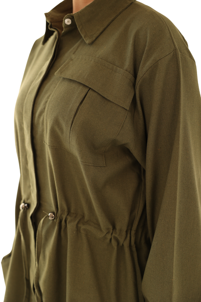 Royal Linen Set - Dark Olive