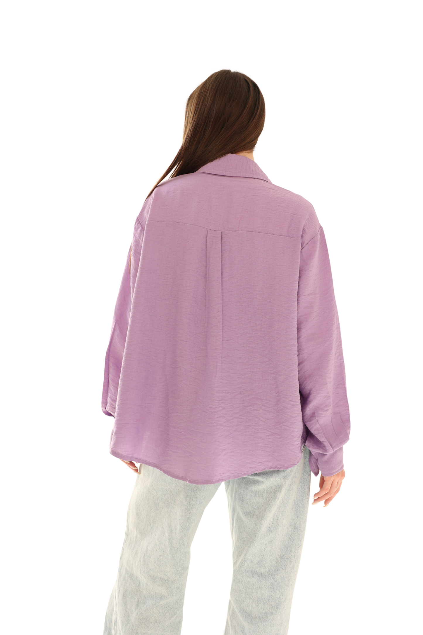 Luna Linen Shirt - Light Purple