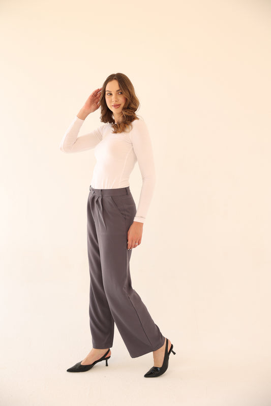 Wide Leg pants - Grey