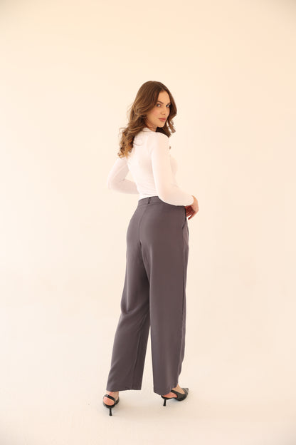 Wide Leg pants - Grey