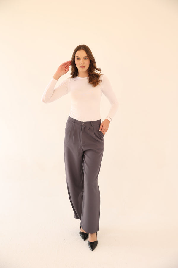 Wide Leg pants - Grey