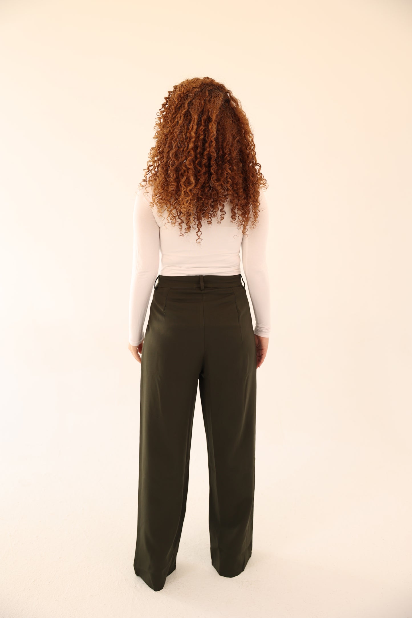 Wide Leg pants - Dark Olive