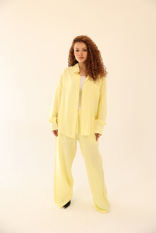Harmony Linen Set - Yellow
