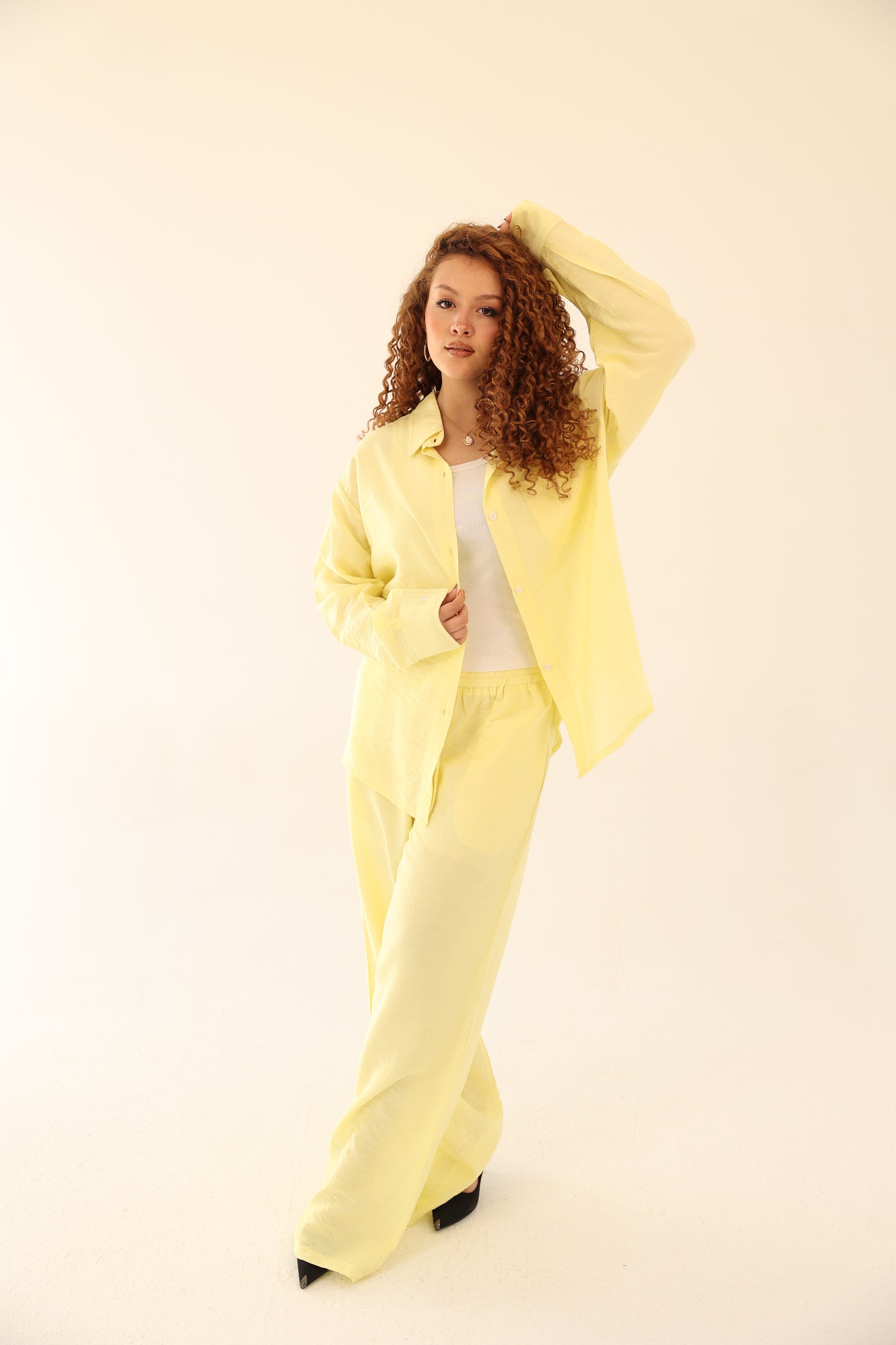 Harmony Linen Set - Yellow