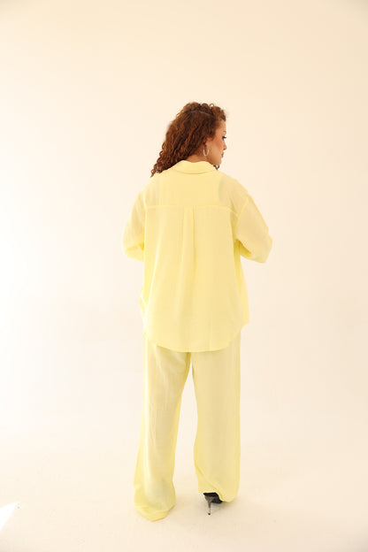 Harmony Linen Set - Yellow
