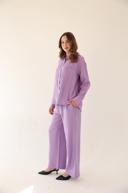 Harmony Linen Set - Light Purple