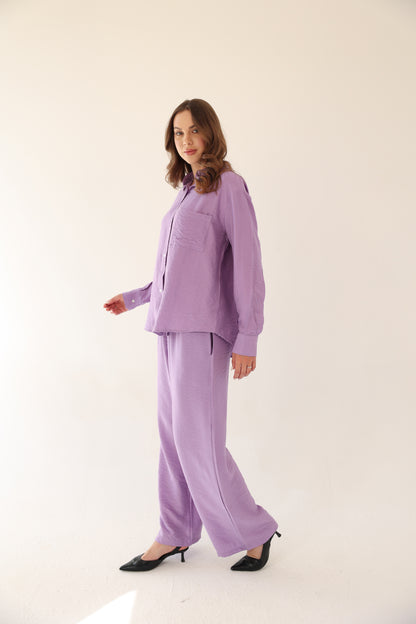 Harmony Linen Set - Light Purple