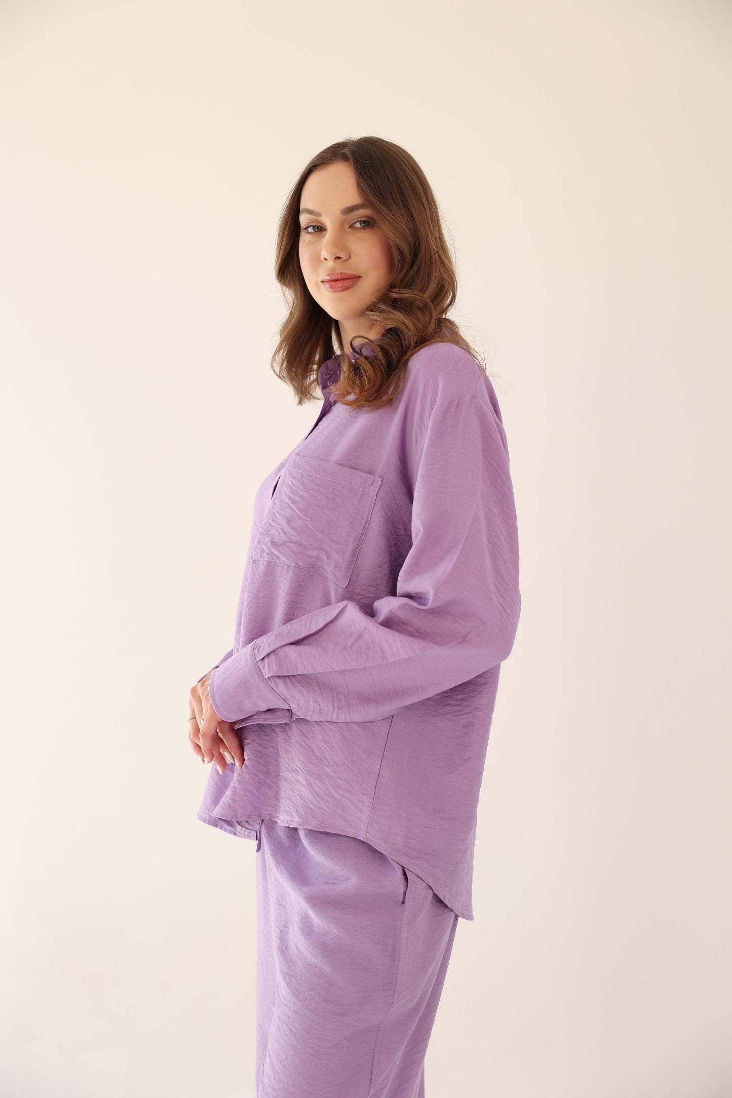 Harmony Linen Set - Light Purple