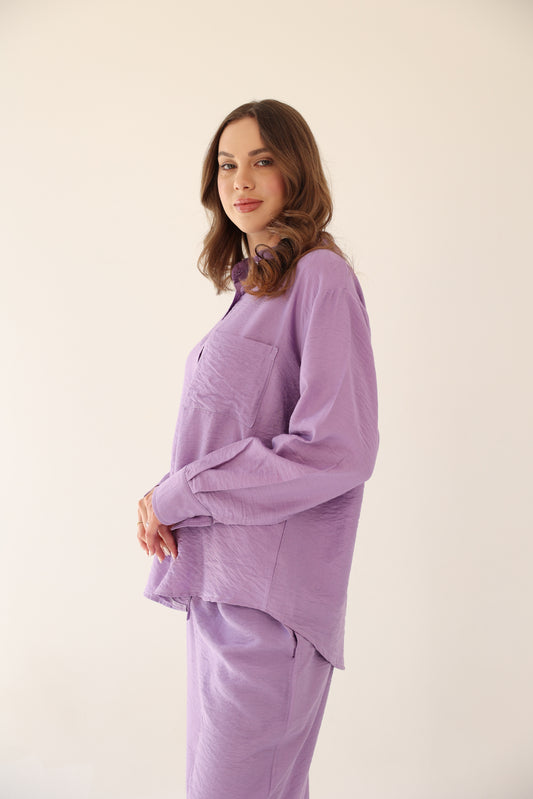 Harmony Linen Set - Light Purple