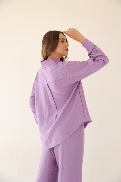 Harmony Linen Set - Light Purple