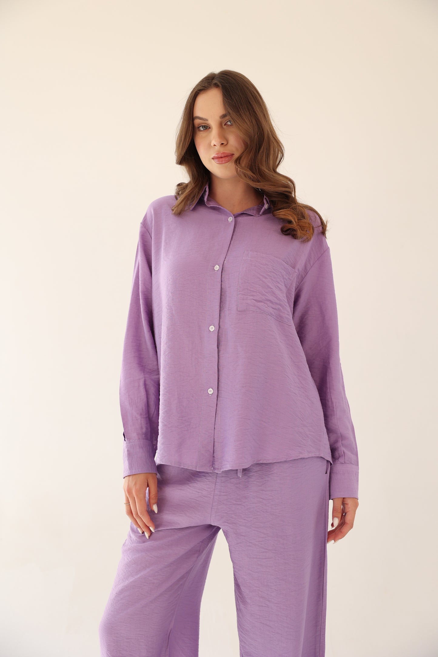 Harmony Linen Set - Light Purple