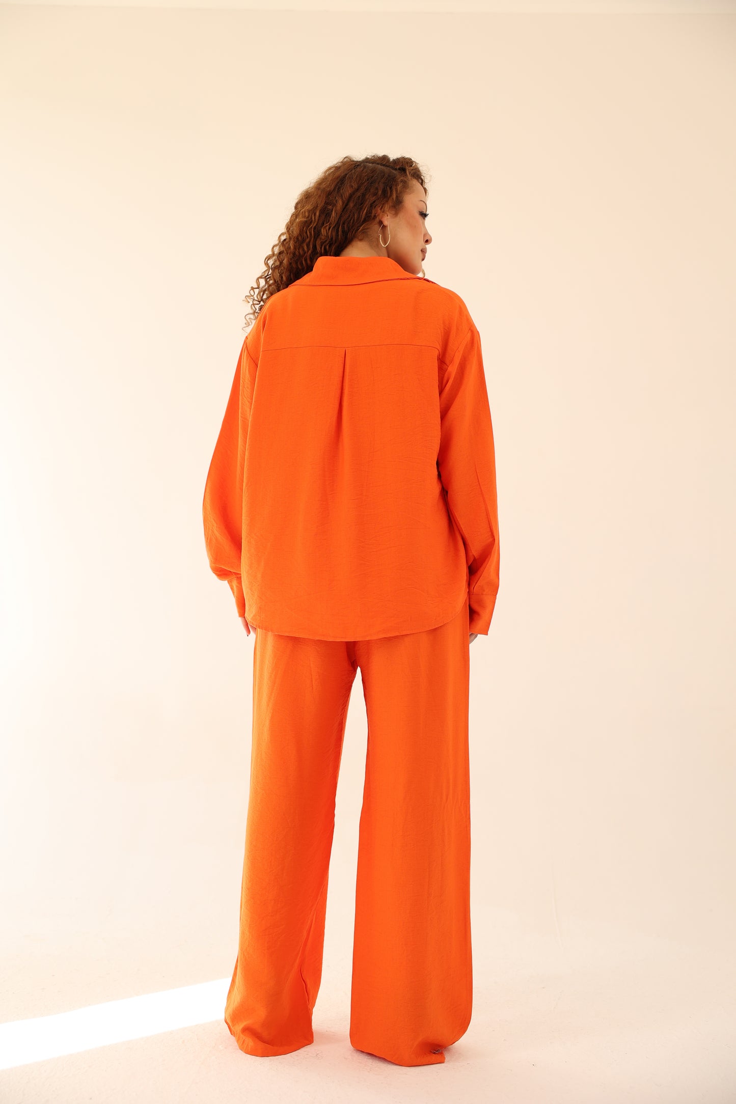 Harmony Linen Set - Orange