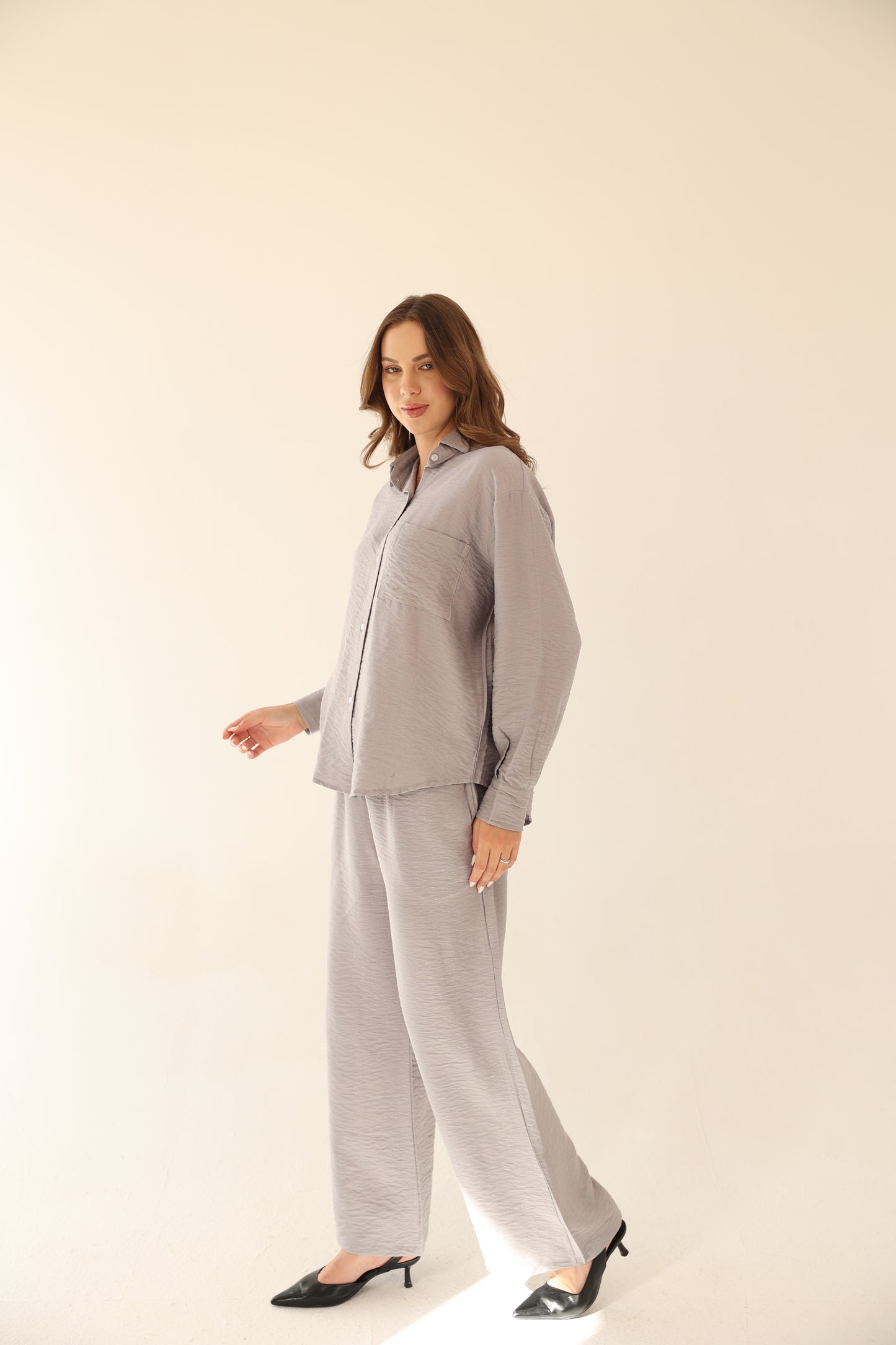 Harmony Linen Set - Grey
