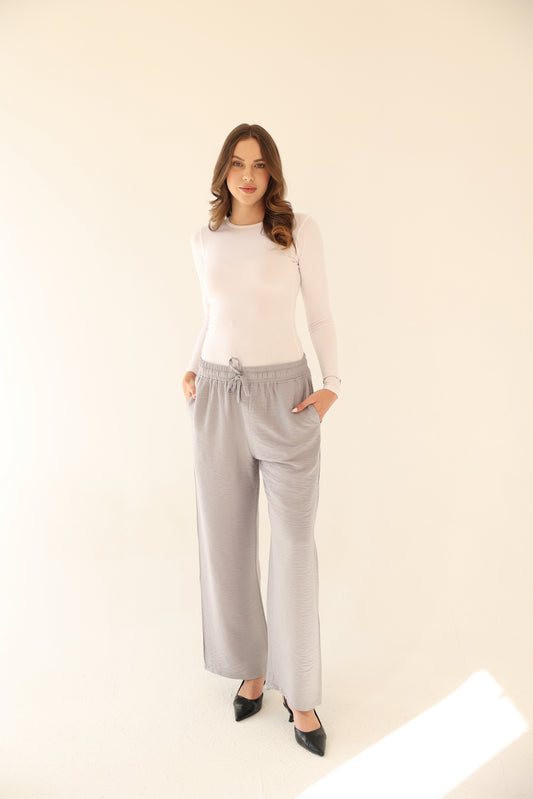 Breeze Linen Pants - Grey