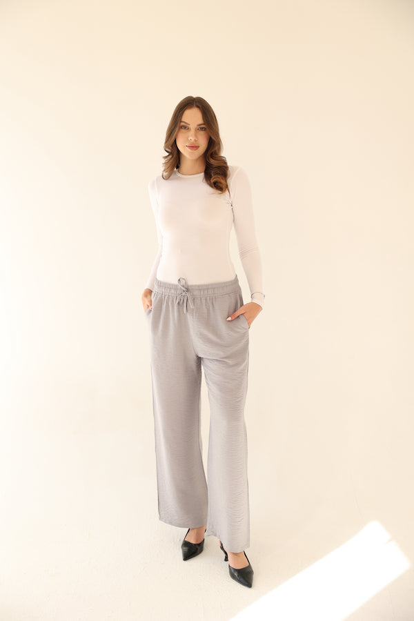 Breeze Linen Pants - Grey