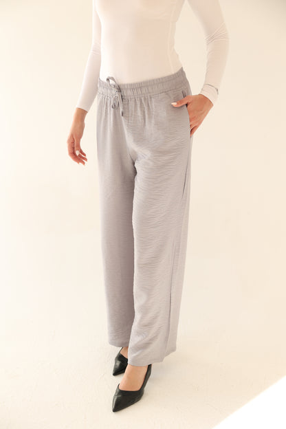 Breeze Linen Pants - Grey
