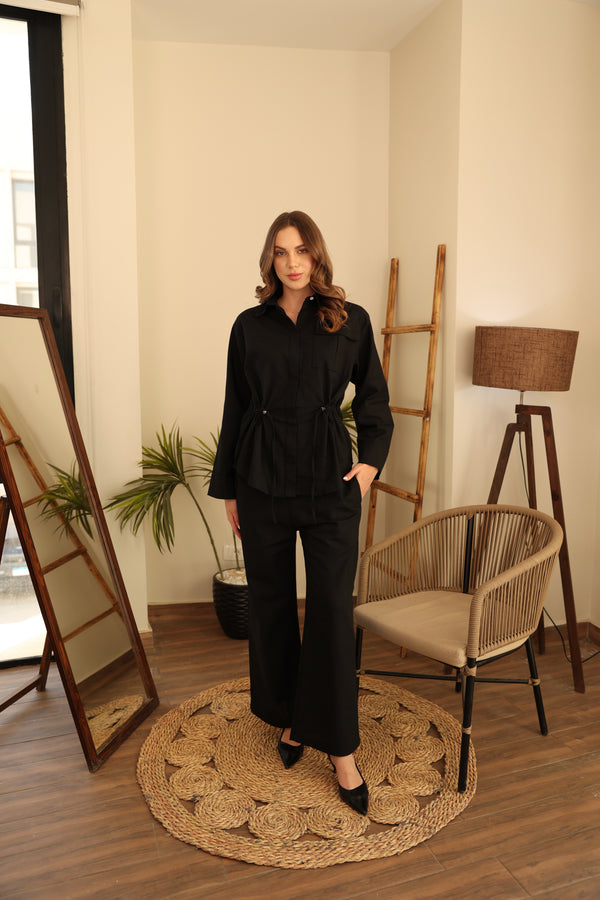 Royal Linen Set - Black