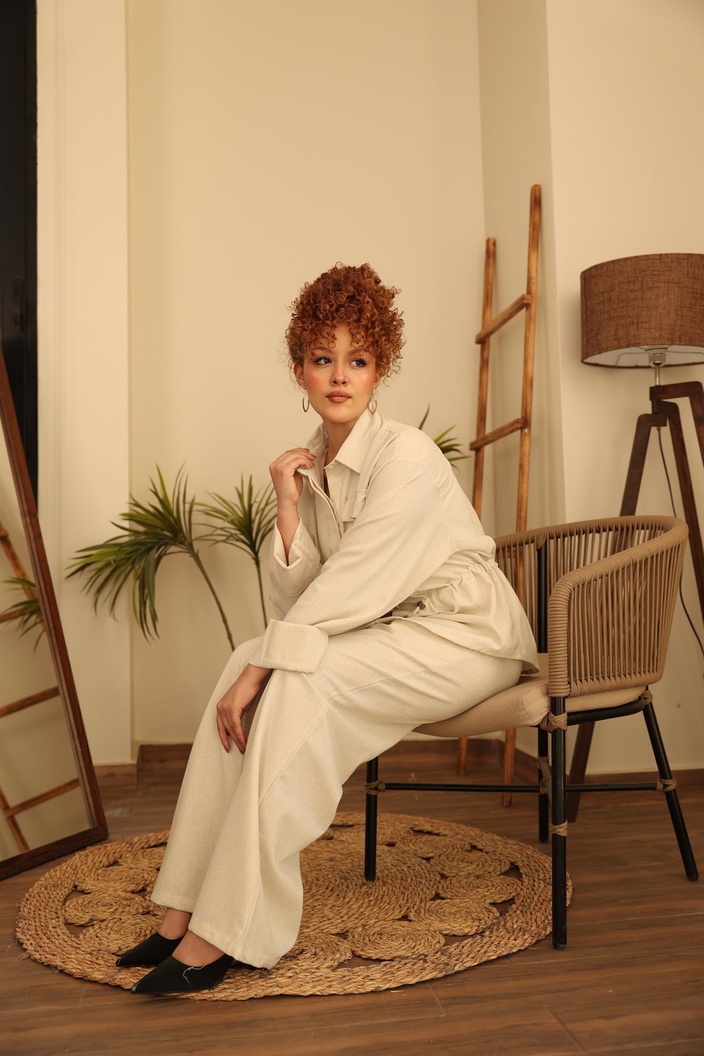 Royal Linen Set – Beige