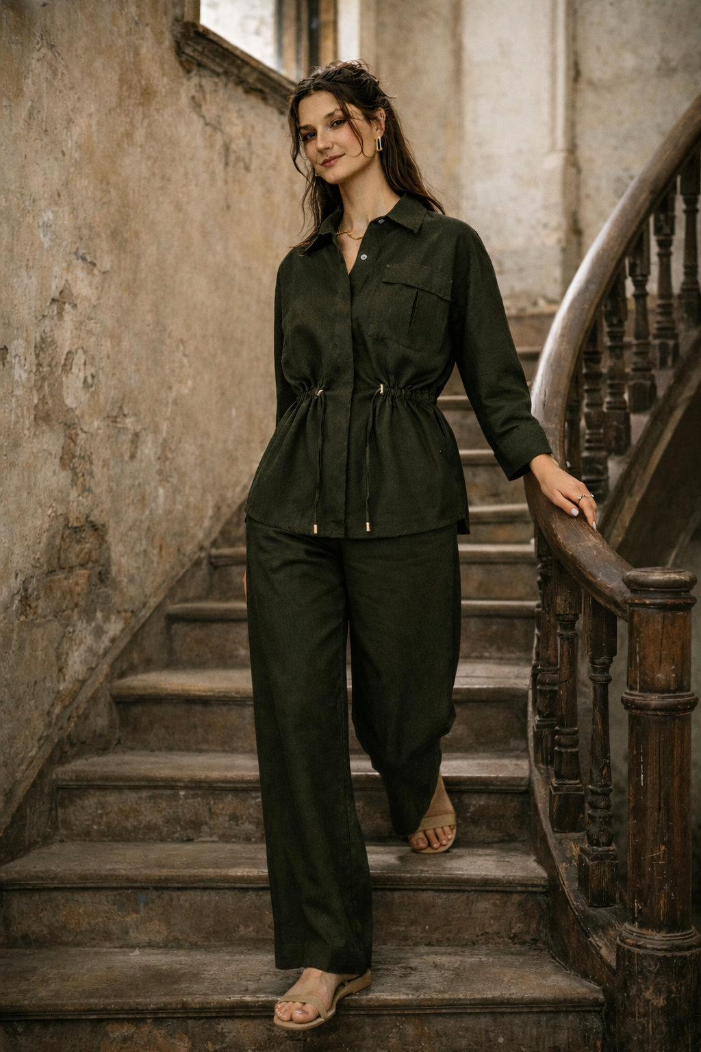 Royal Linen Set - Dark Oil