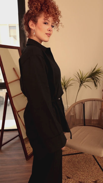 Royal Linen Set - Black